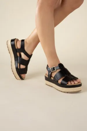 SODA MCLEAN Espadrille Gladiator Sandals