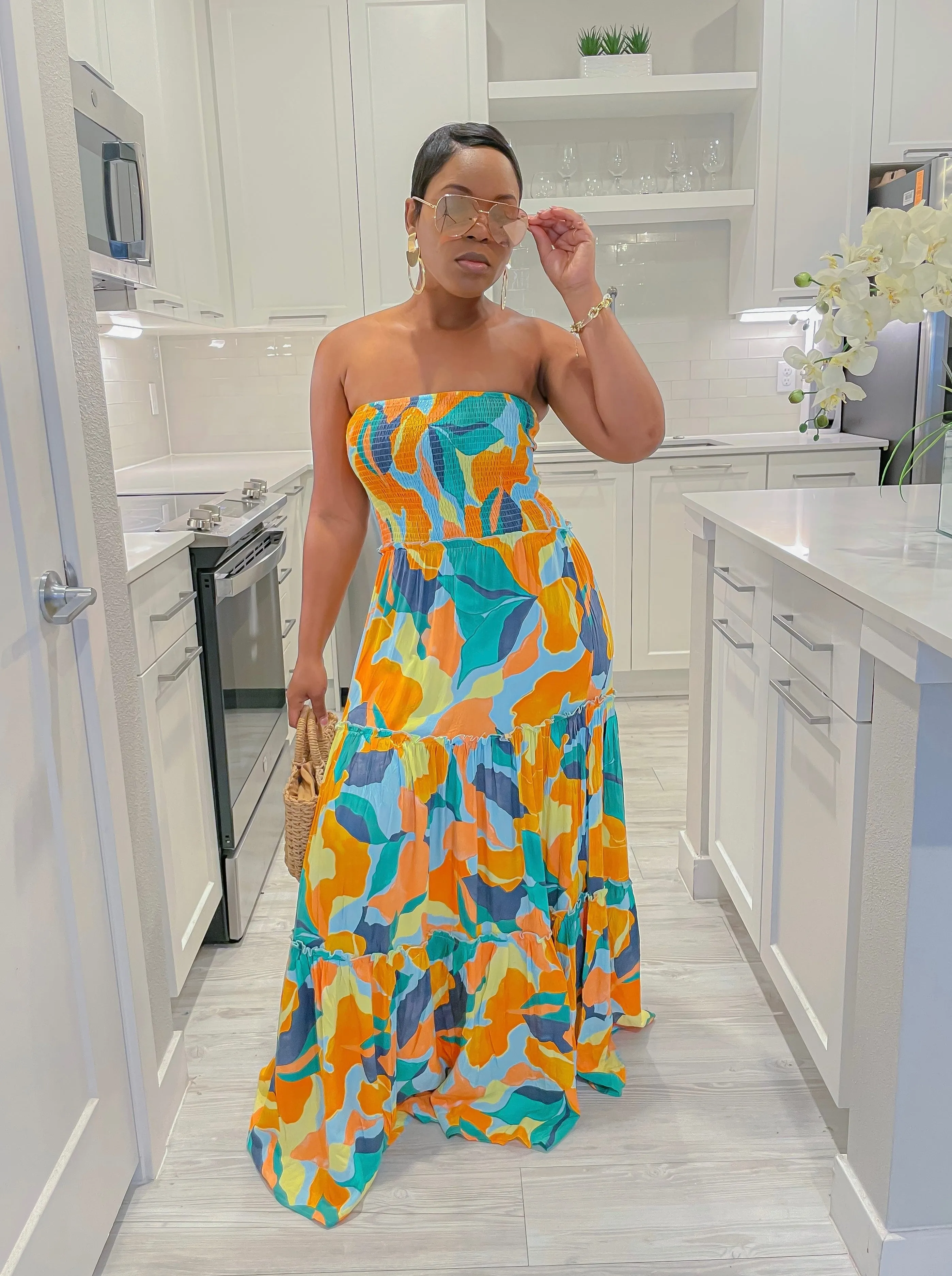 SPRING FLOWING MAXI DRESS