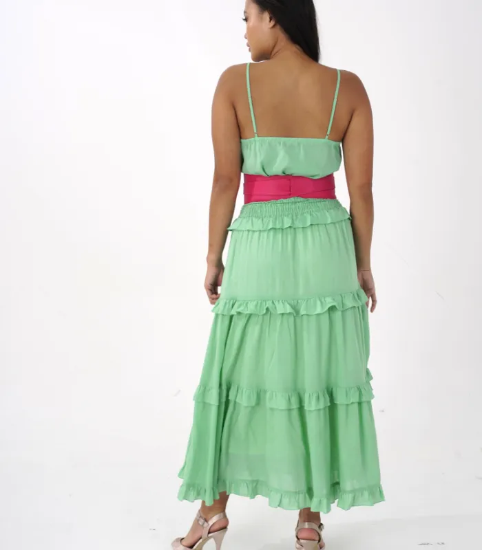 The Sabrina 2-in-1 Maxi Skirt & Strapless Dress by KonaCoco