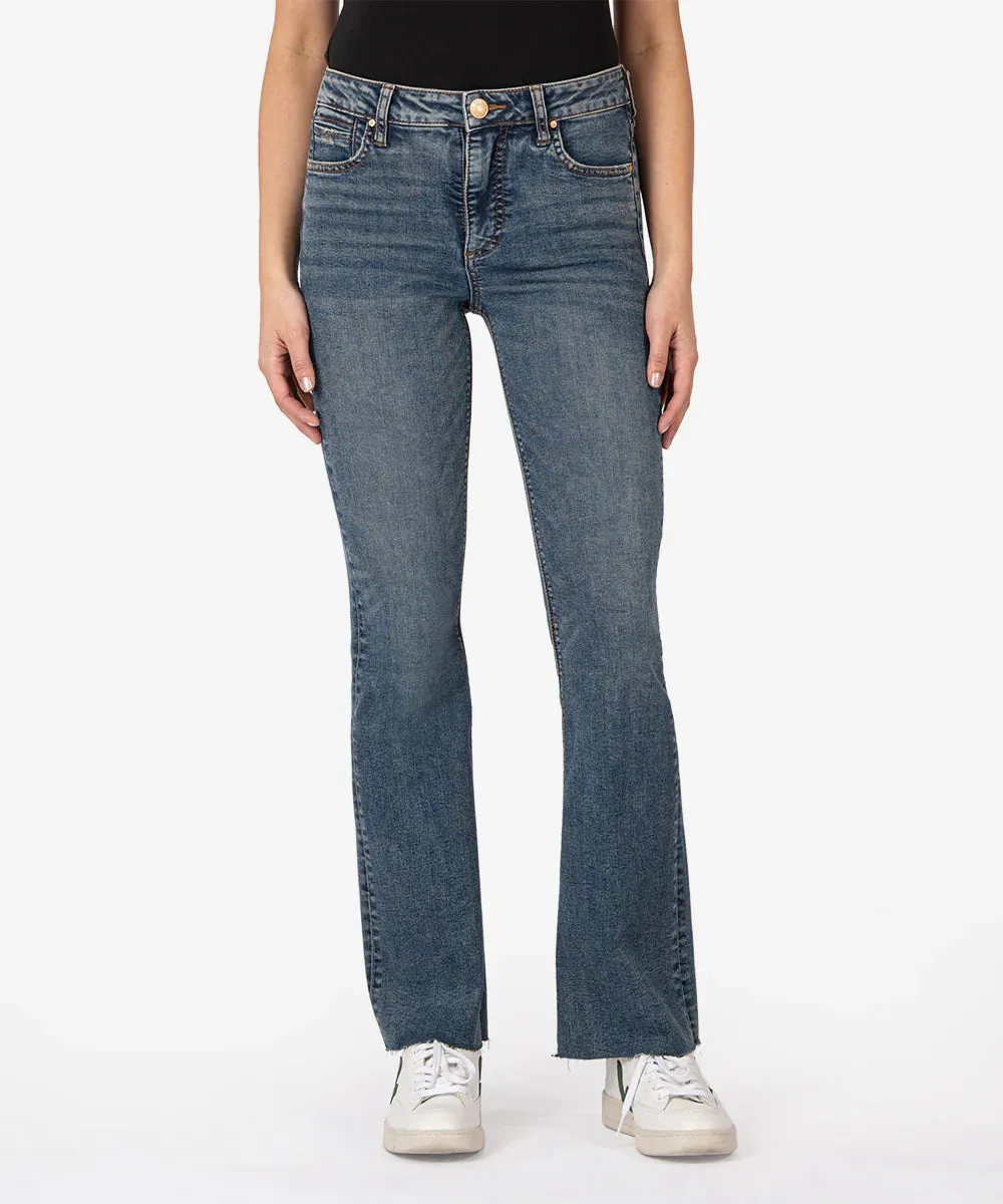 The Stella FabAb High Rise Flare Jeans - Debonairly Wash