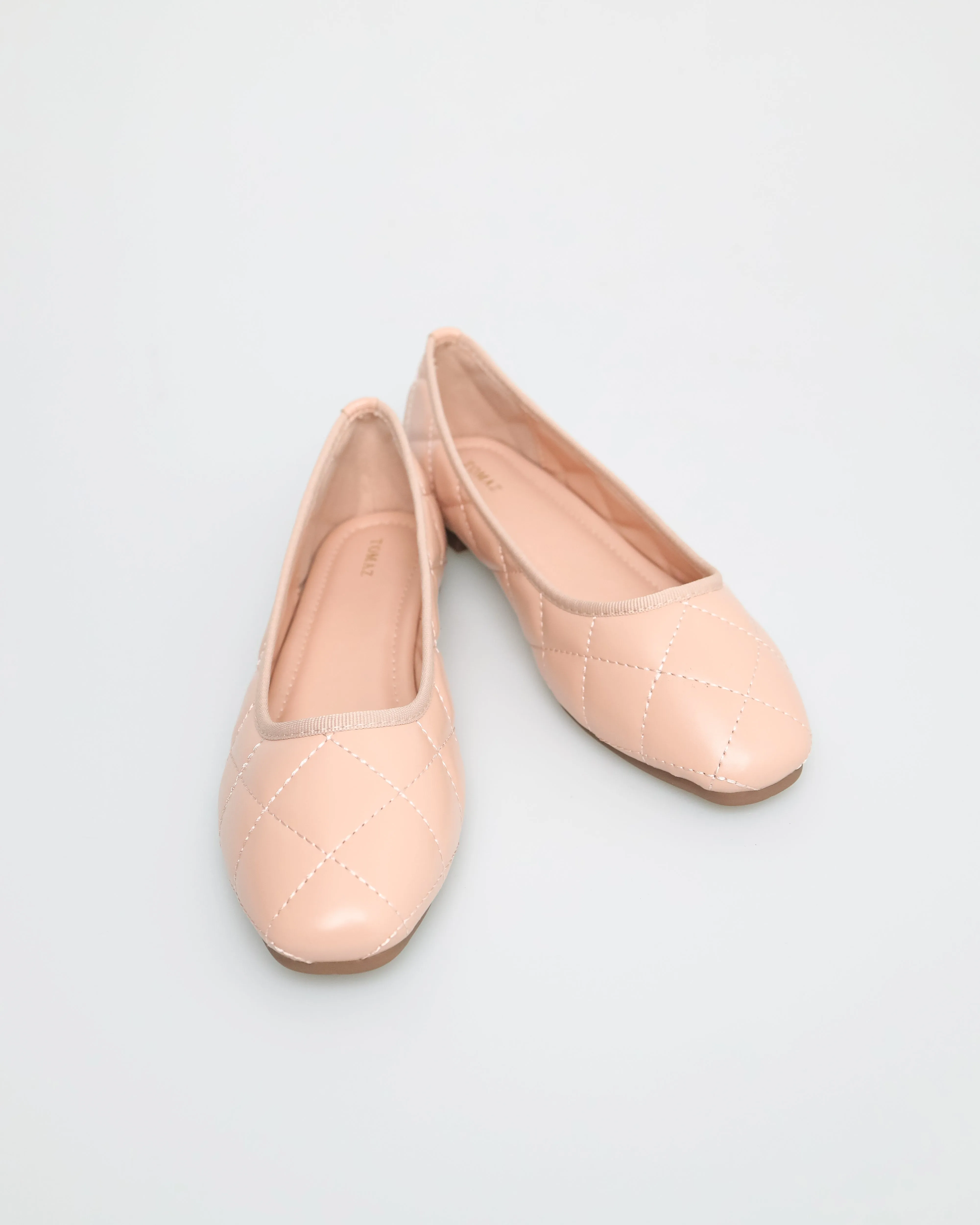Tomaz NN252 Ladies Quilted Ballerina Flat