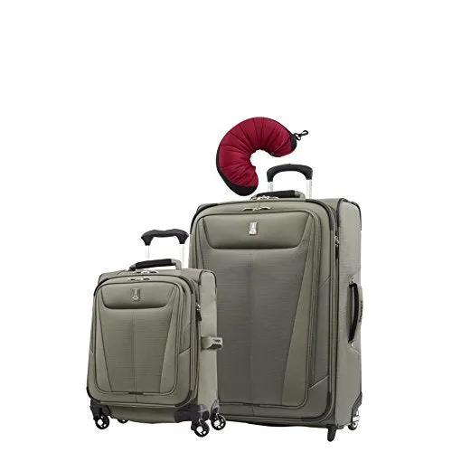 Travelpro Maxlite 5 | 3-Pc Set | Int'L Carry-On Spinner & 26" Exp. Rollaboard With Travel Pillow