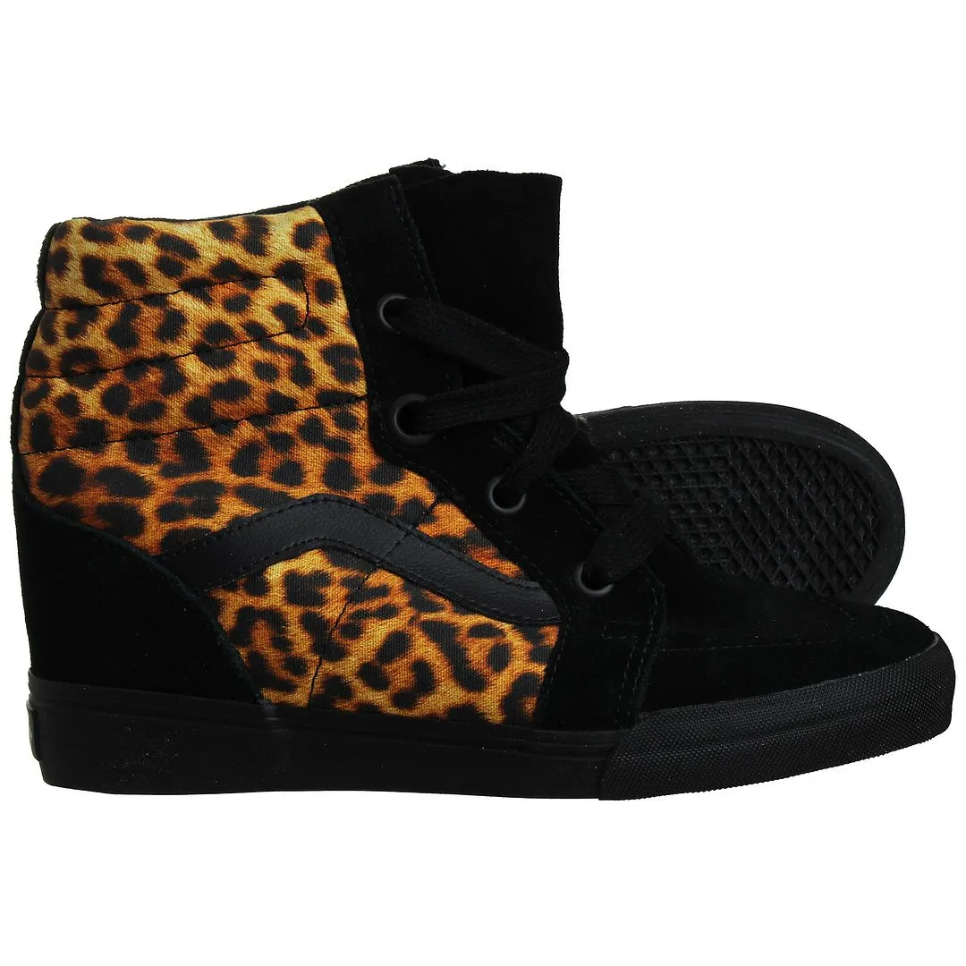 Vans Sk-8 Hi Womens Black Wedges