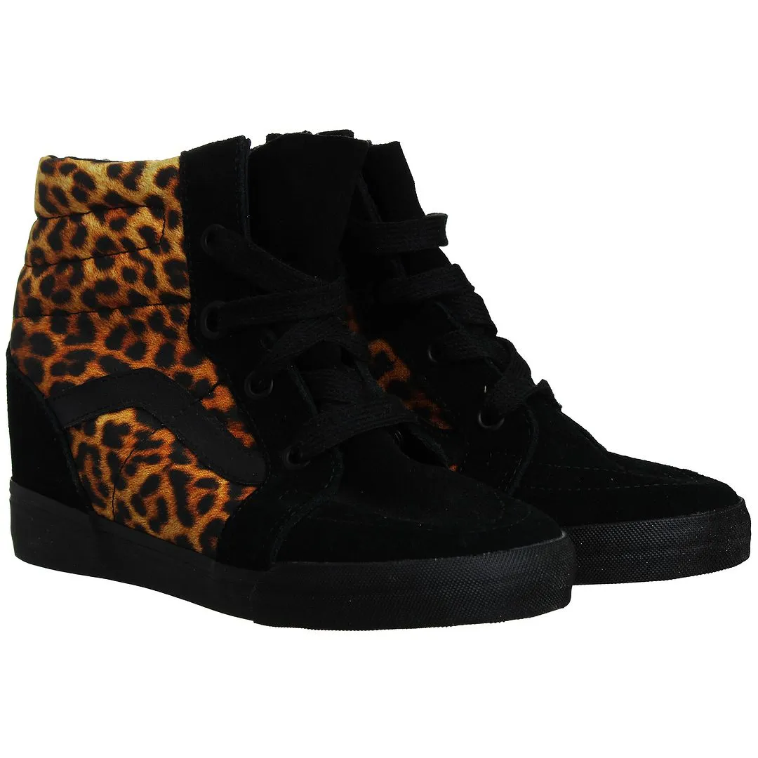 Vans Sk-8 Hi Womens Black Wedges