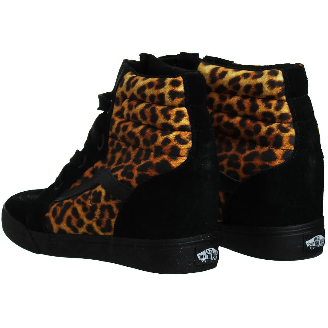 Vans Sk-8 Hi Womens Black Wedges