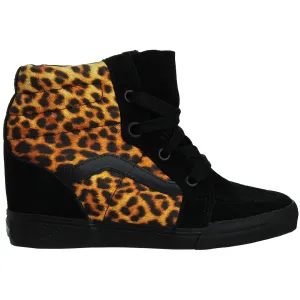 Vans Sk-8 Hi Womens Black Wedges