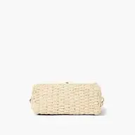 Veronica Polka Straw Tote