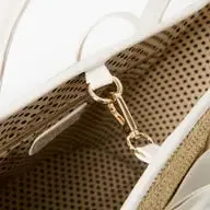 Veronica Polka Straw Tote