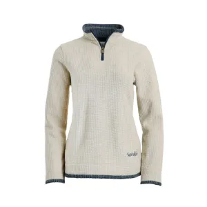 Weird Fish 16 Ecru Grey Bey Eco 1/4 Grid Fleece
