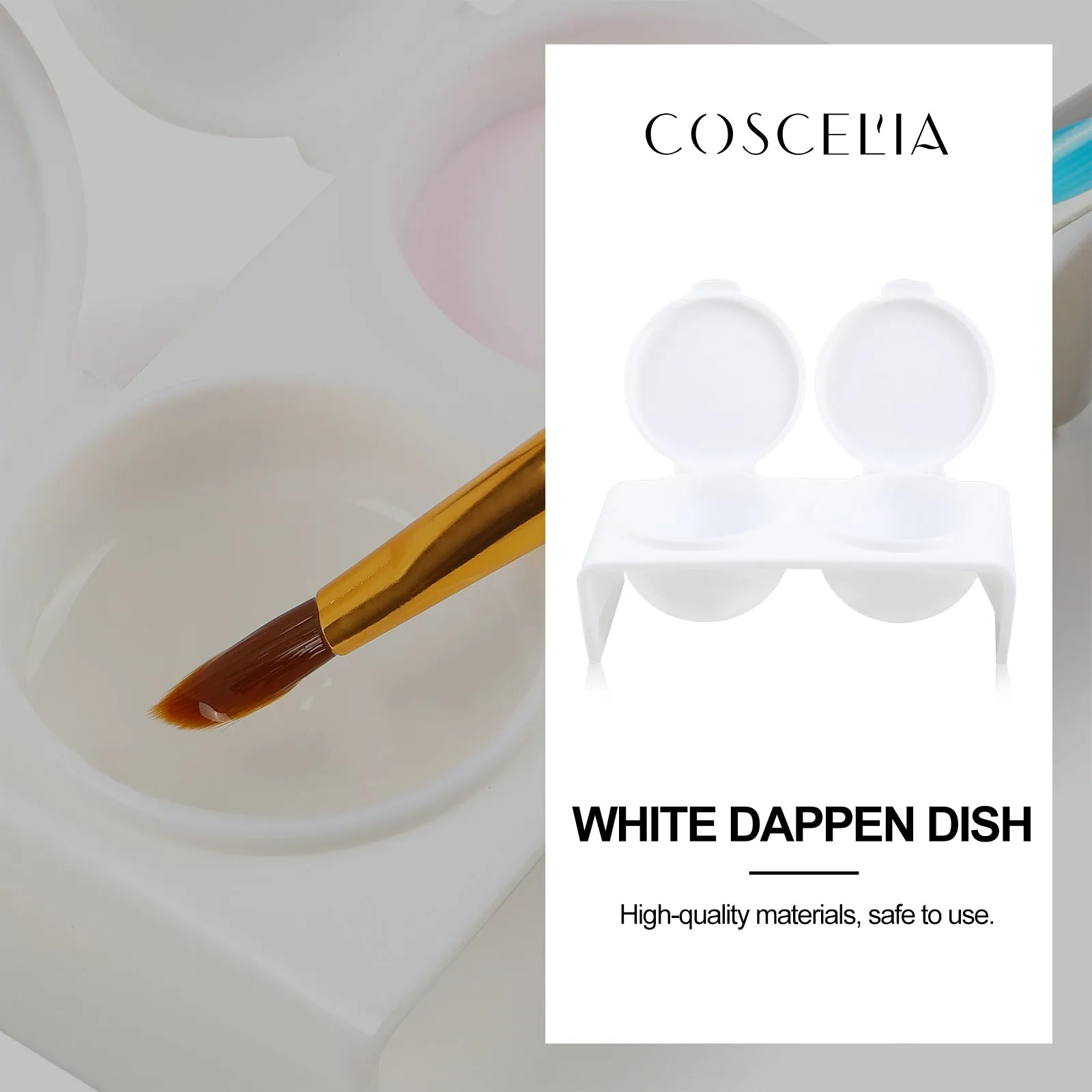 White Nail Dappen Dish