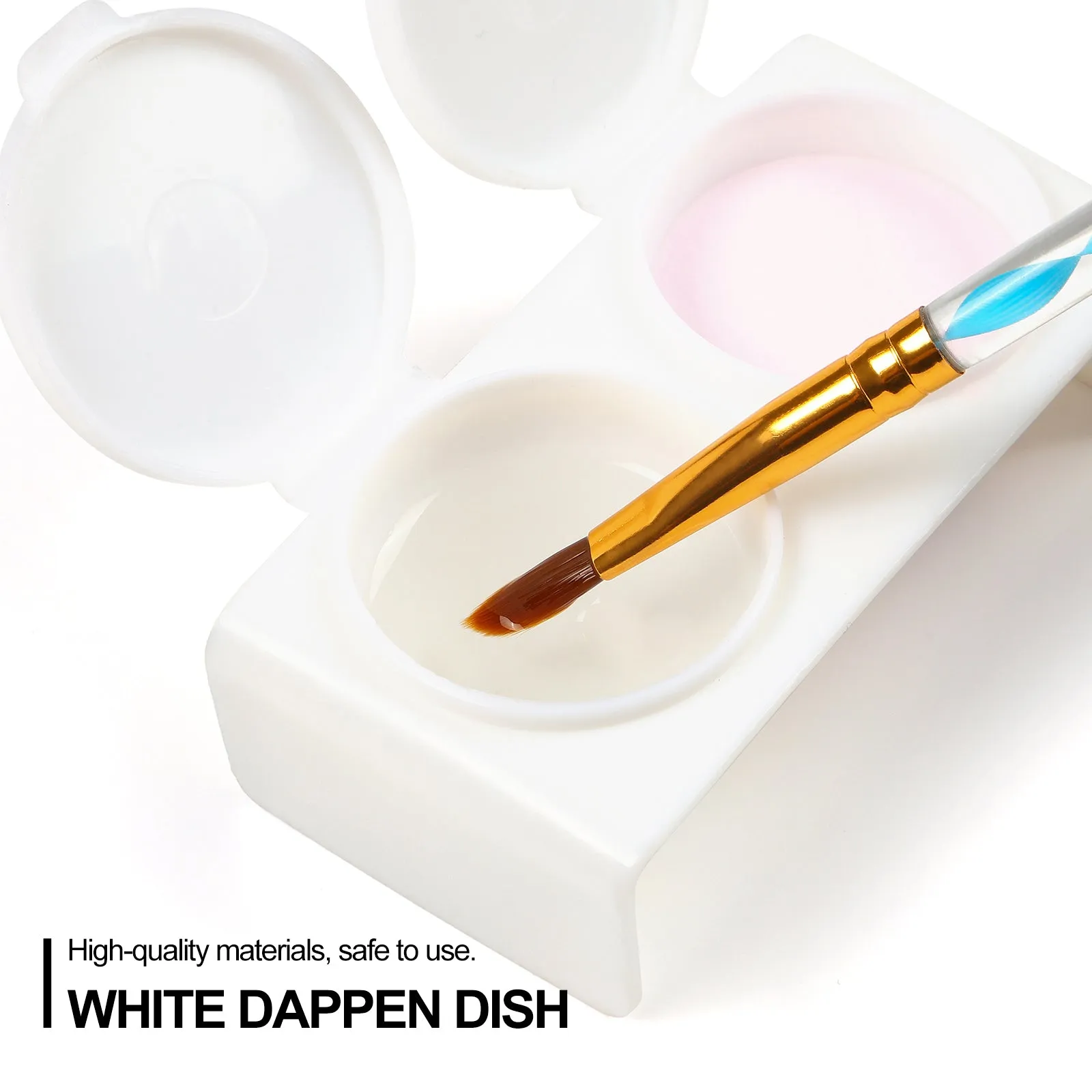 White Nail Dappen Dish