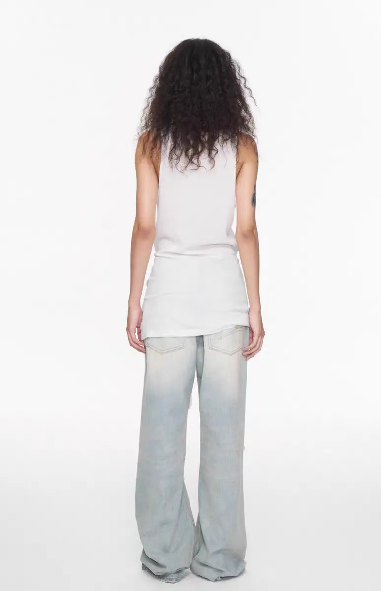 Women's Minimalist Tie-Front Tank Top