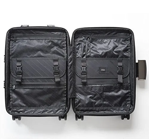 Zero Halliburton ZRO 20" International Carry-On 4-Wheel Spinner Luggage (20, GUN METAL)